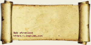 Hana Prokić vizit kartica